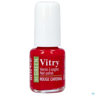 Vitry Be Green Vernis Ongles Rouge Cardinal 6ml