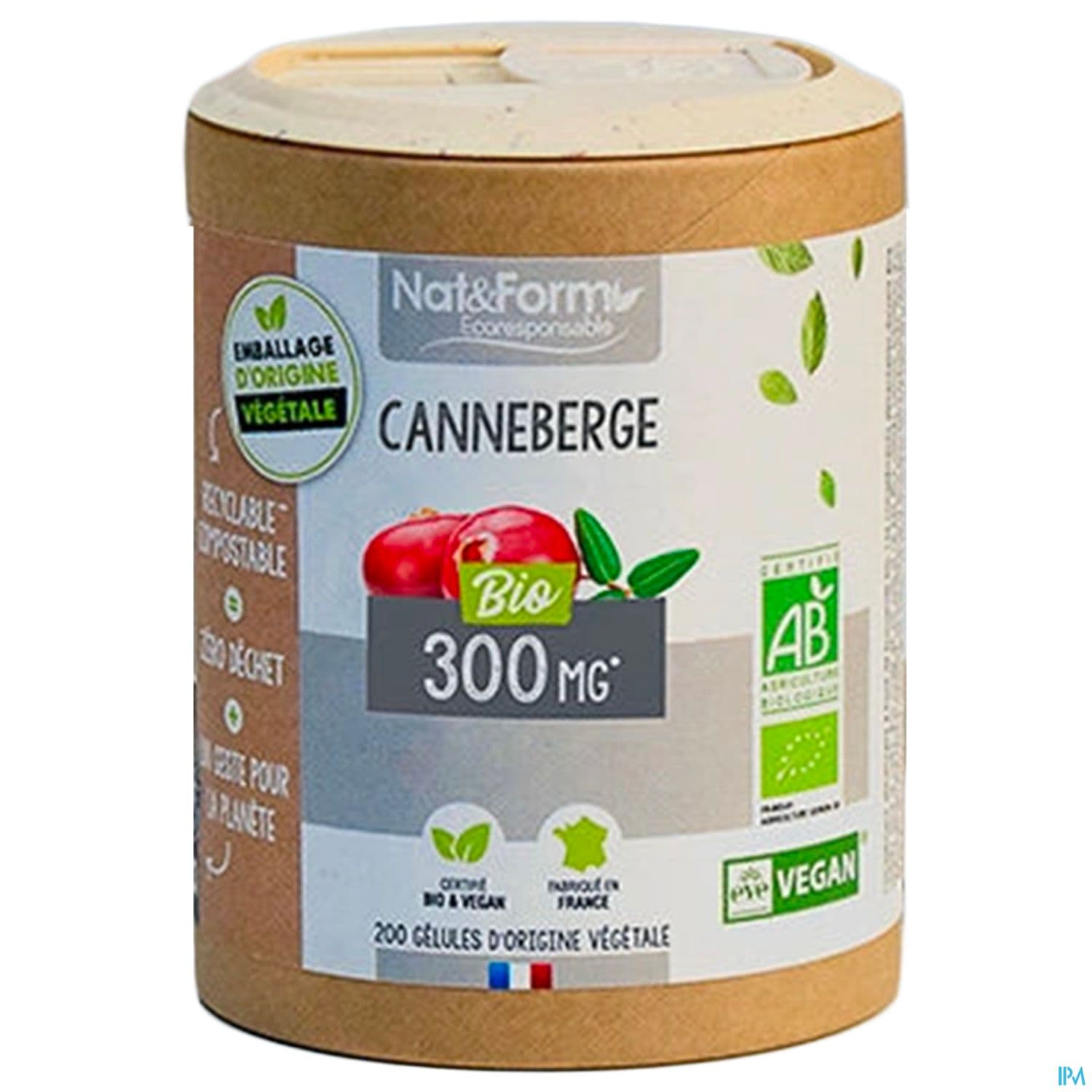 Nat Et Form Canneberge Gelule 200