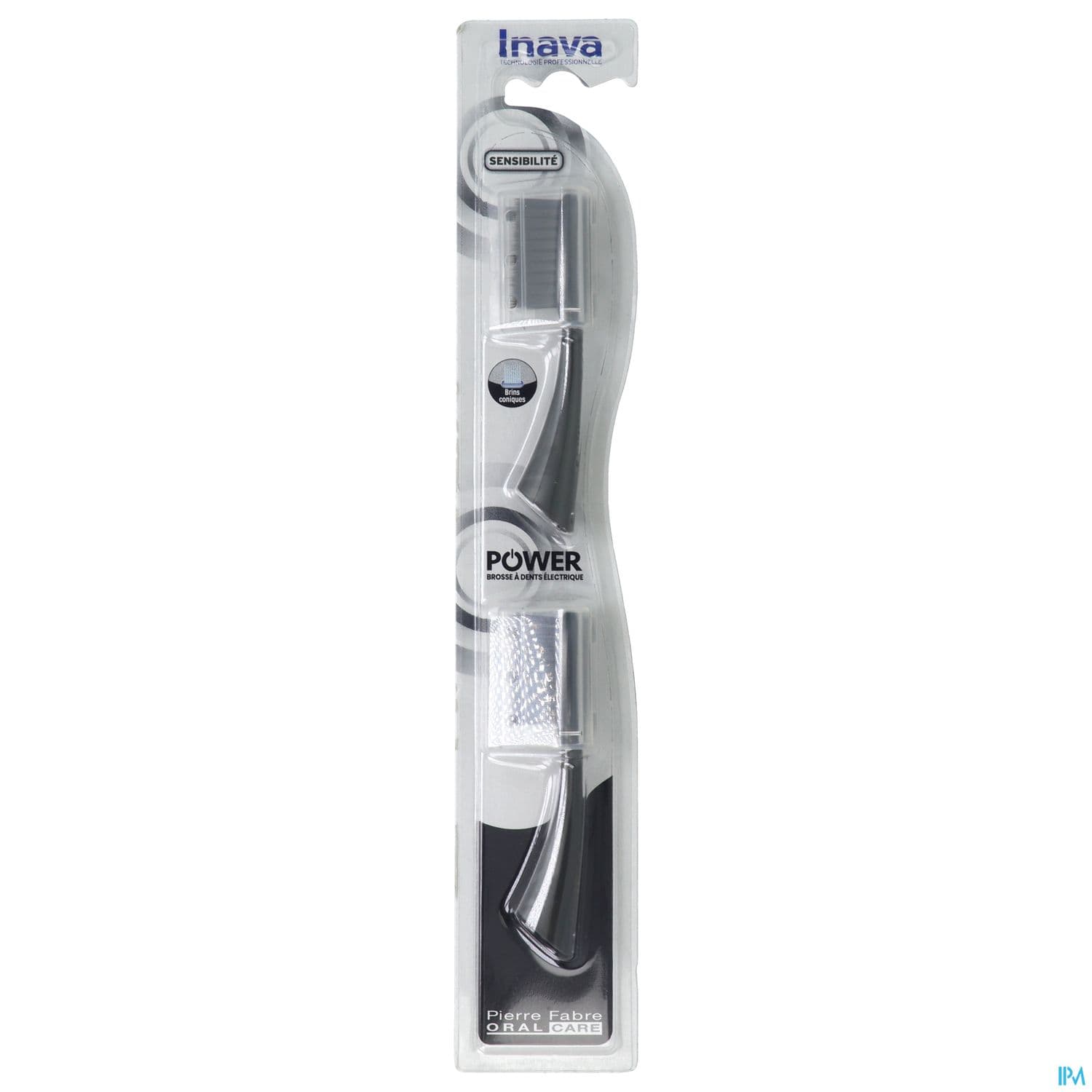 Inava Power Recharge Pour Brosse A Dents Electrique Black