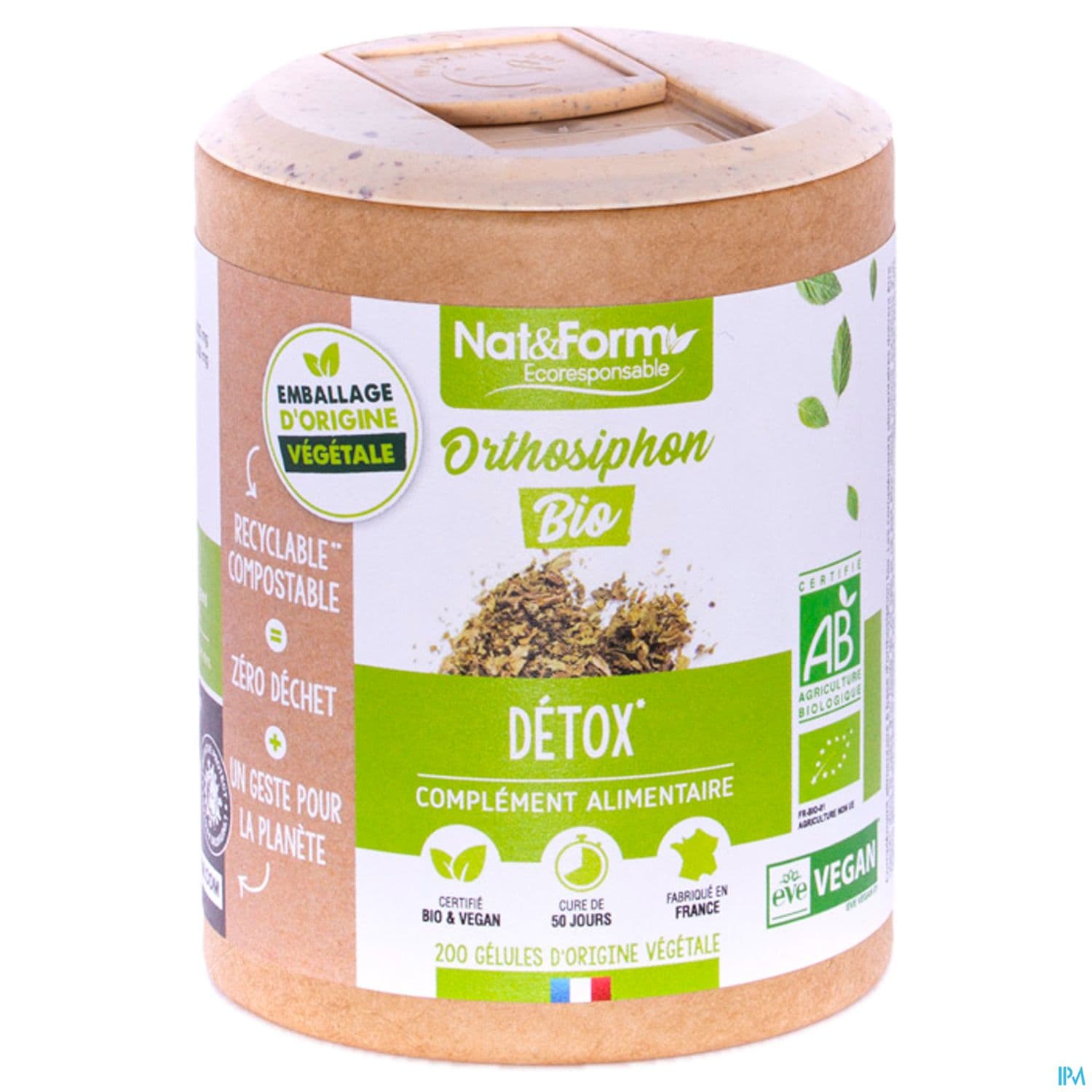 Nat Et Form Ecoresponsable Orthosiphon Bio Gelule Vegetale 200