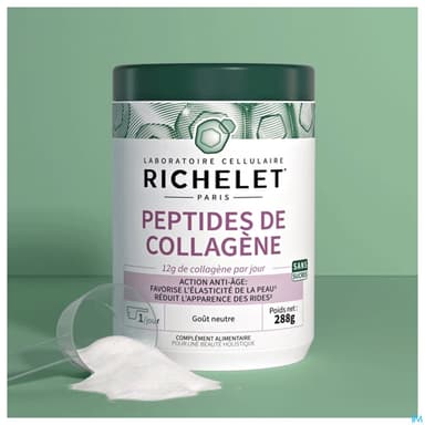 Richelet Regeneration De La Peau Peptides De Collagene Pot 288g