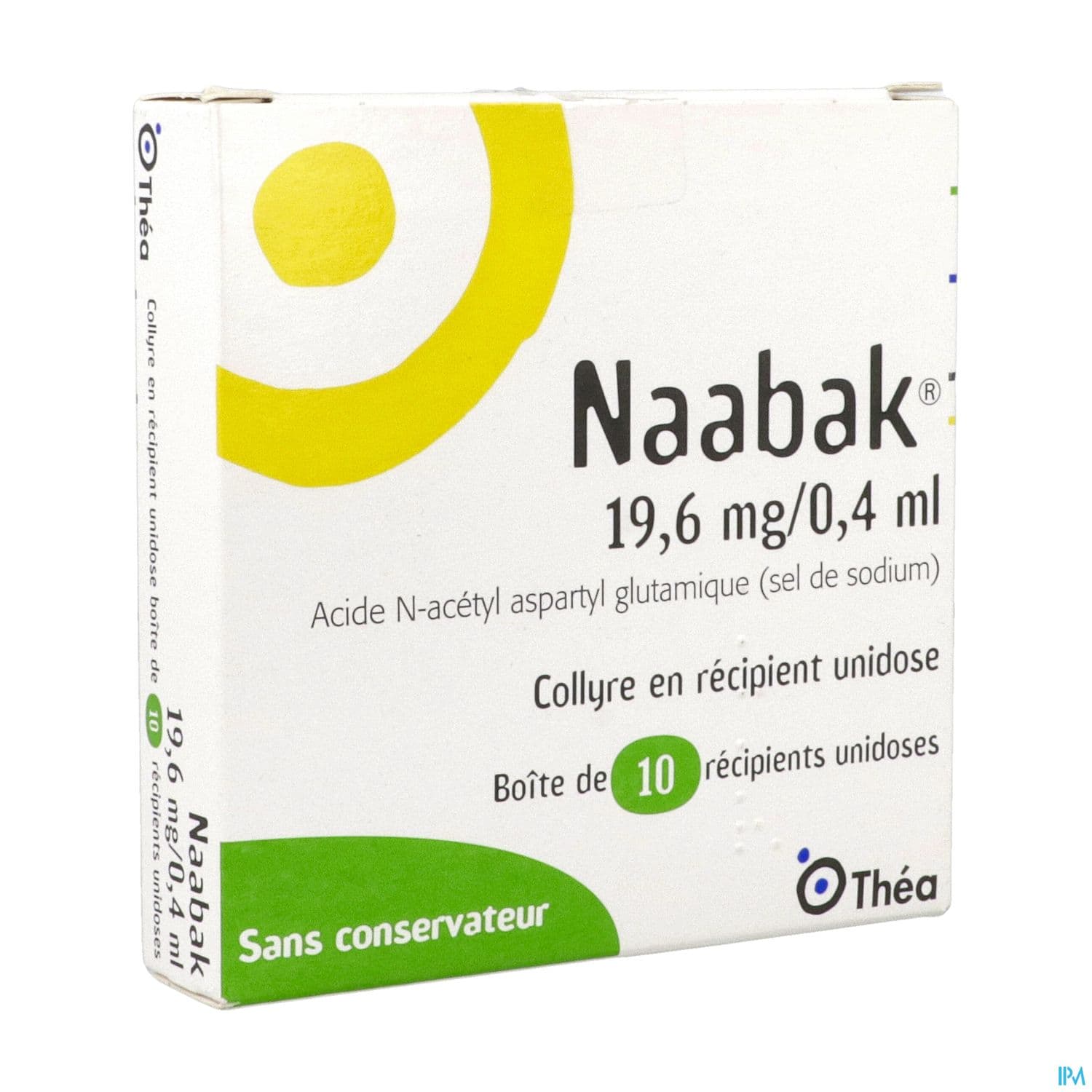 NAABAK 19,6MG/0,4ML COL UNIDOSE 10