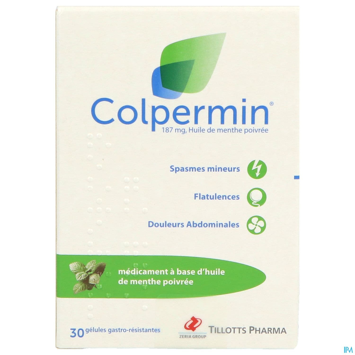 COLPERMIN 187MG GELULE 30