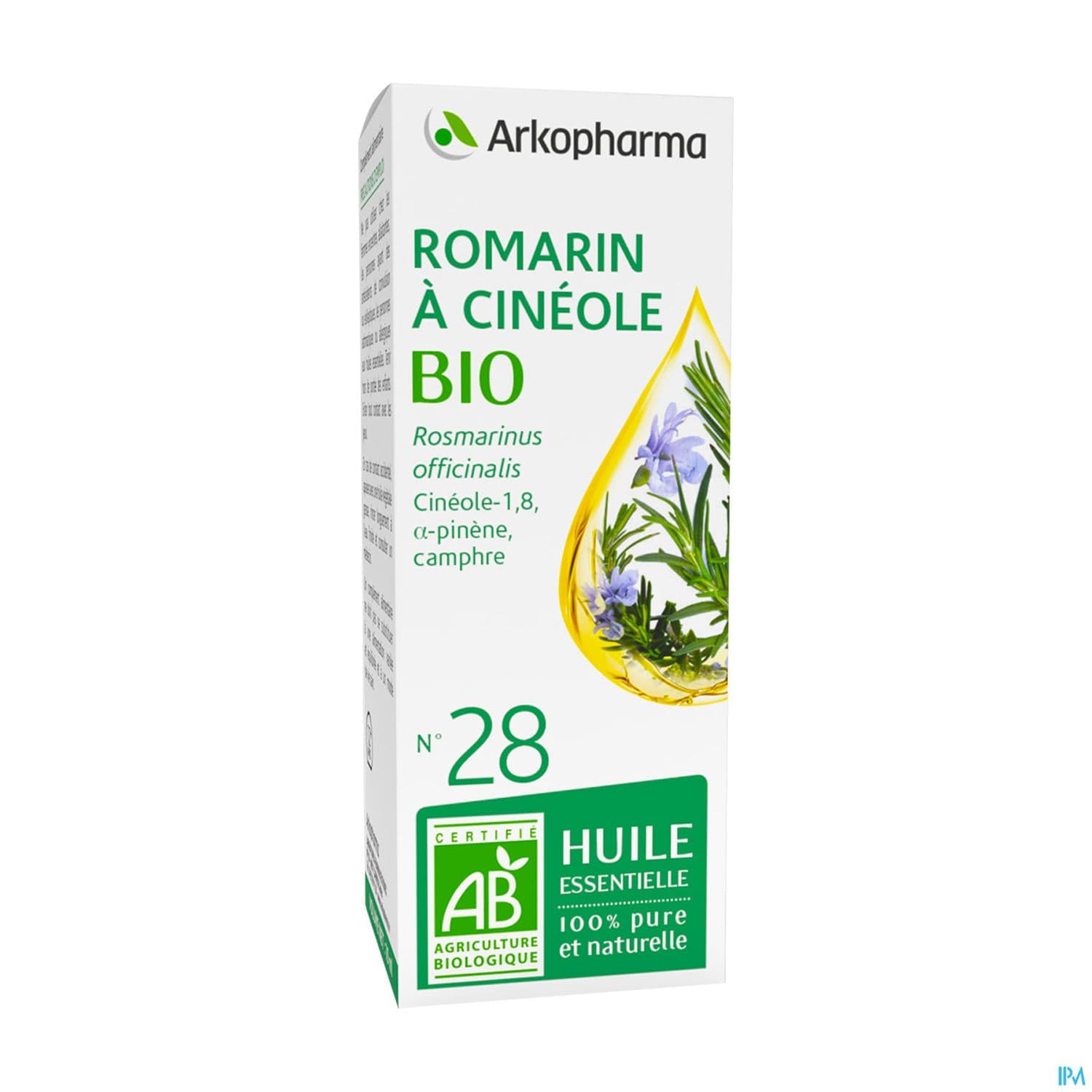 Arkopharma Arko Essentiel N28 Huile Essentielle Bio Romarin A Cineole 10ml