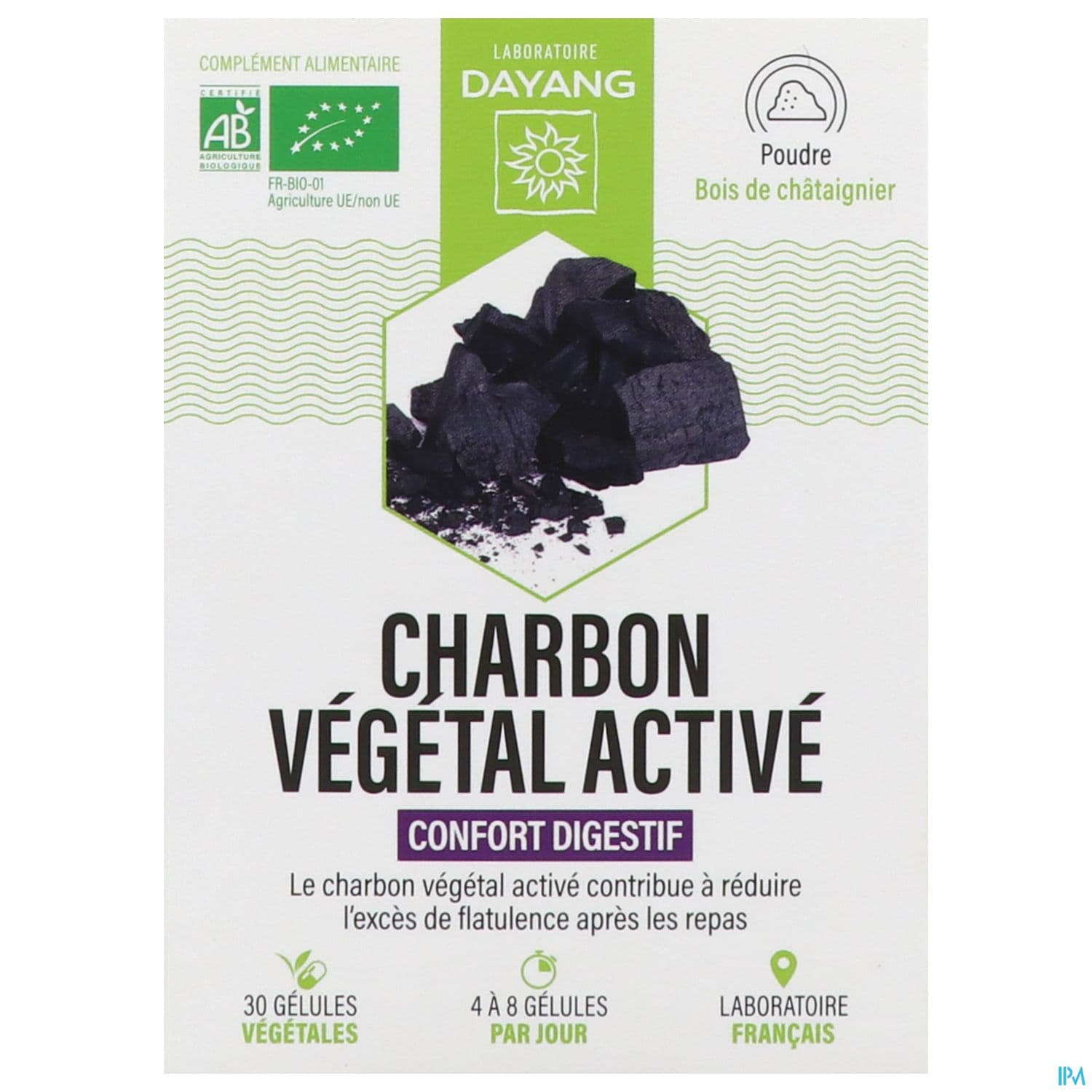 DAYANG CHARBON VEGET BIO GELULE 30