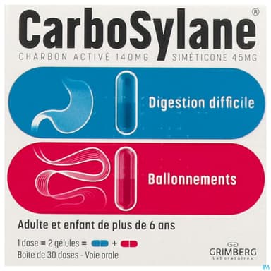 Carbosylane Gelule 30 Rouge + 30 Bleue 30 Doses