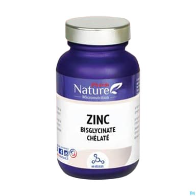 NATURE ATT ZINC GELULE 60