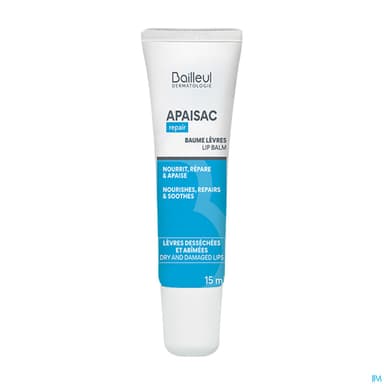 Apaisac Repair Baume Levres Tube 15ml