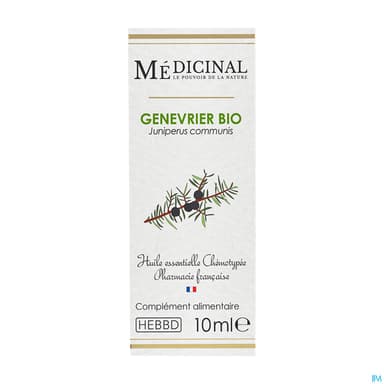 Medicinal Huile Essentielle Genevrier Bio 10ml