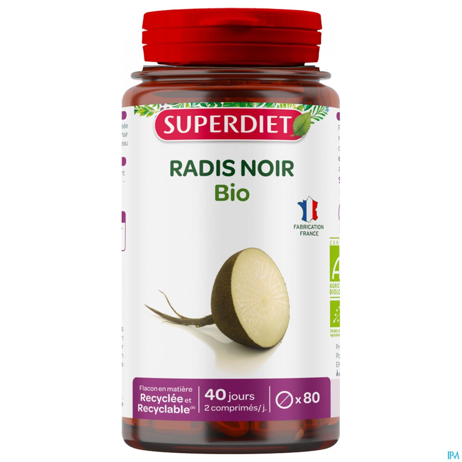 SUPERDIET RADIS NOIR BIO CPR80