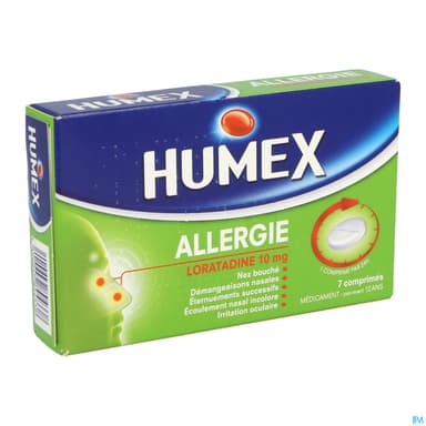 HUMEX ALLERGI LORATADINE 10MG CPR7