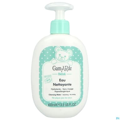 Gamarde Bebe Eau Nettoyante Sans Rincage Bio 400ml