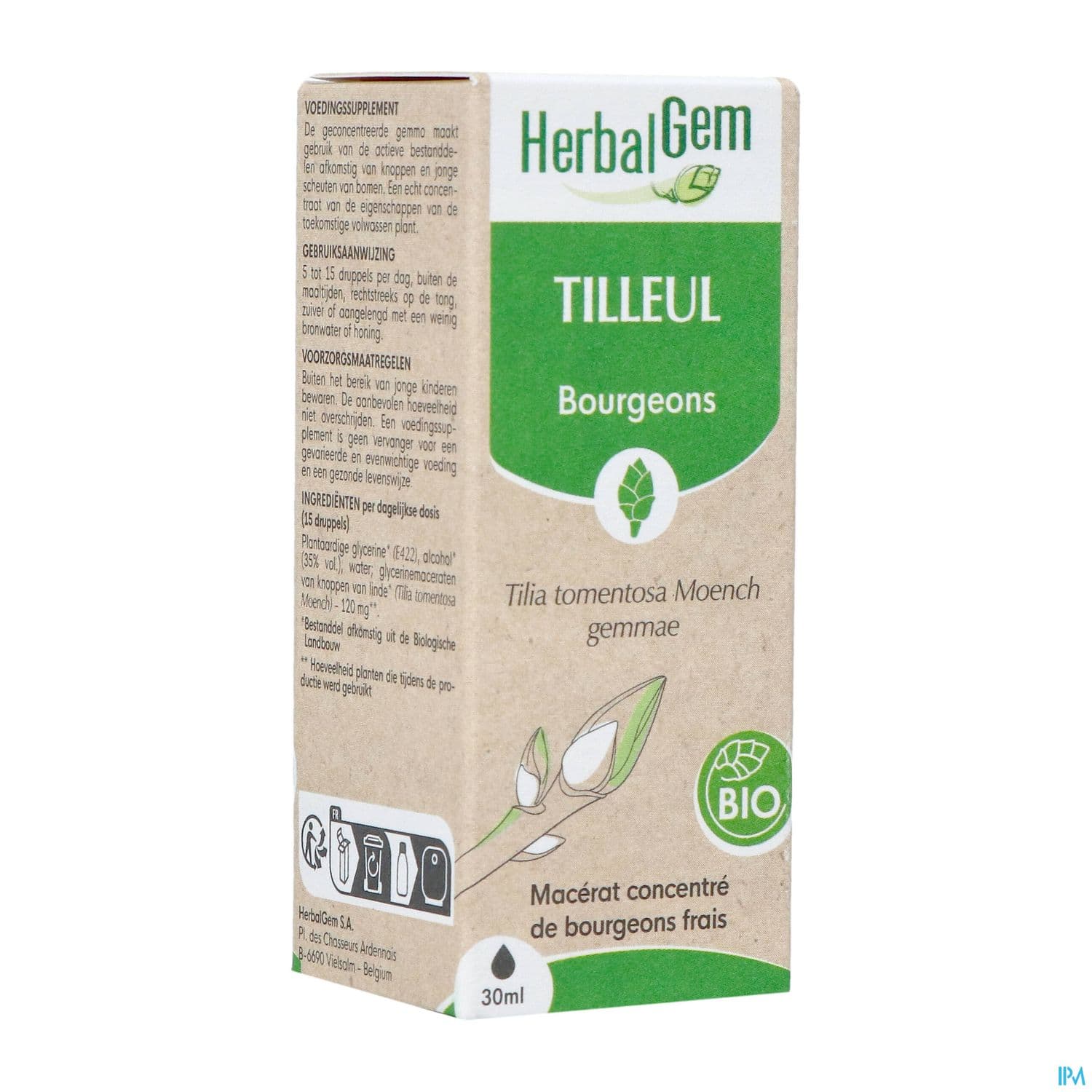HERBALGEM MACER MER BIO TILLEU30ML