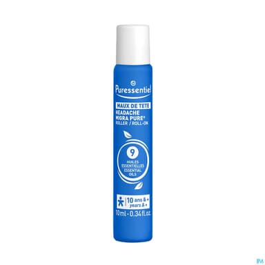 Puressentiel Roller Maux De Tete Migra Pure Aux 9he 10ml