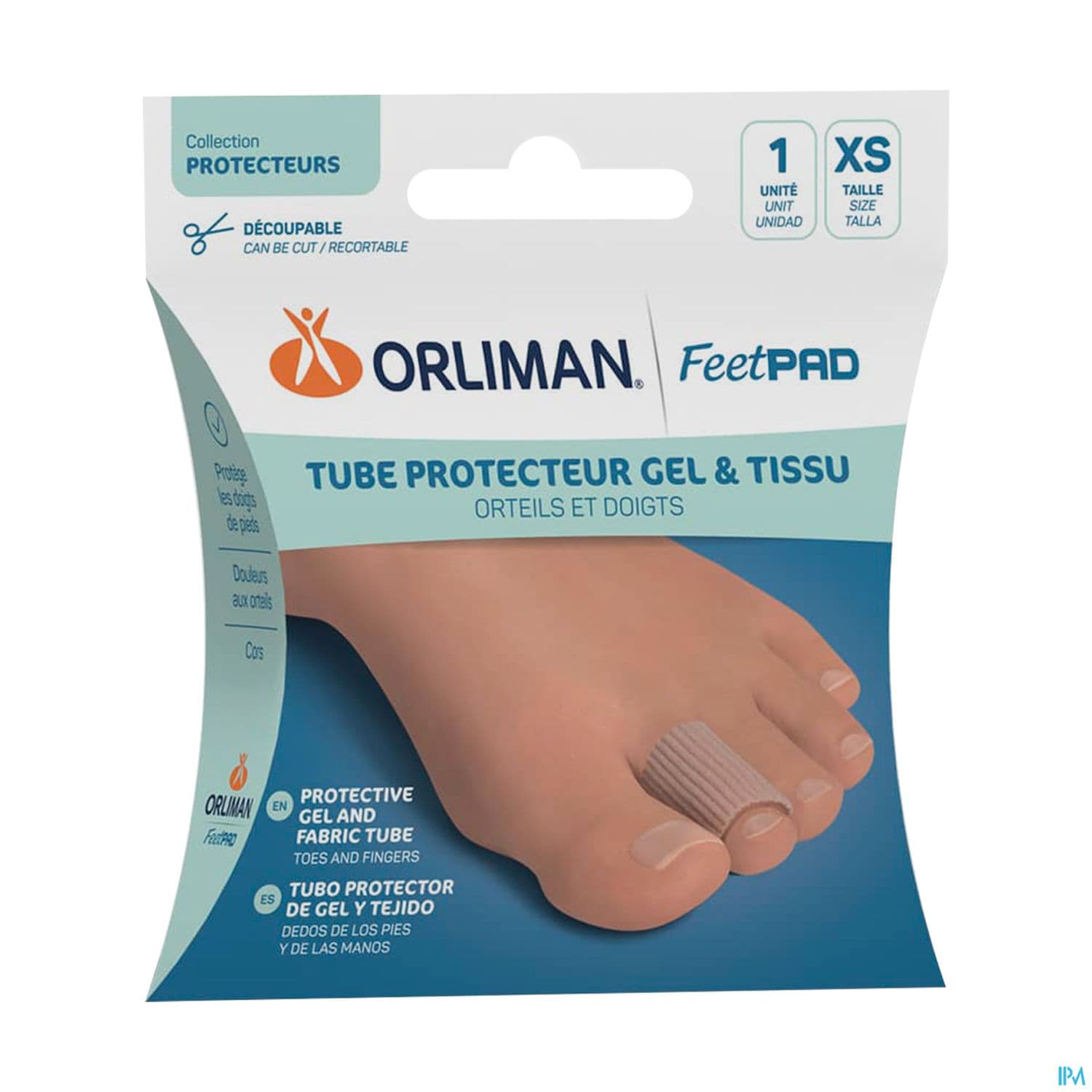 Orliman Feetpad Tube Protecteur Orteils Et Doigt Txs X1