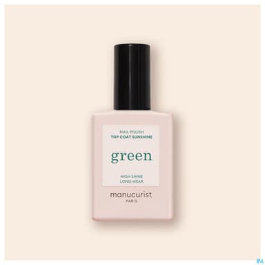 MANUCURIST GREEN TOP COAT SUNS15ML