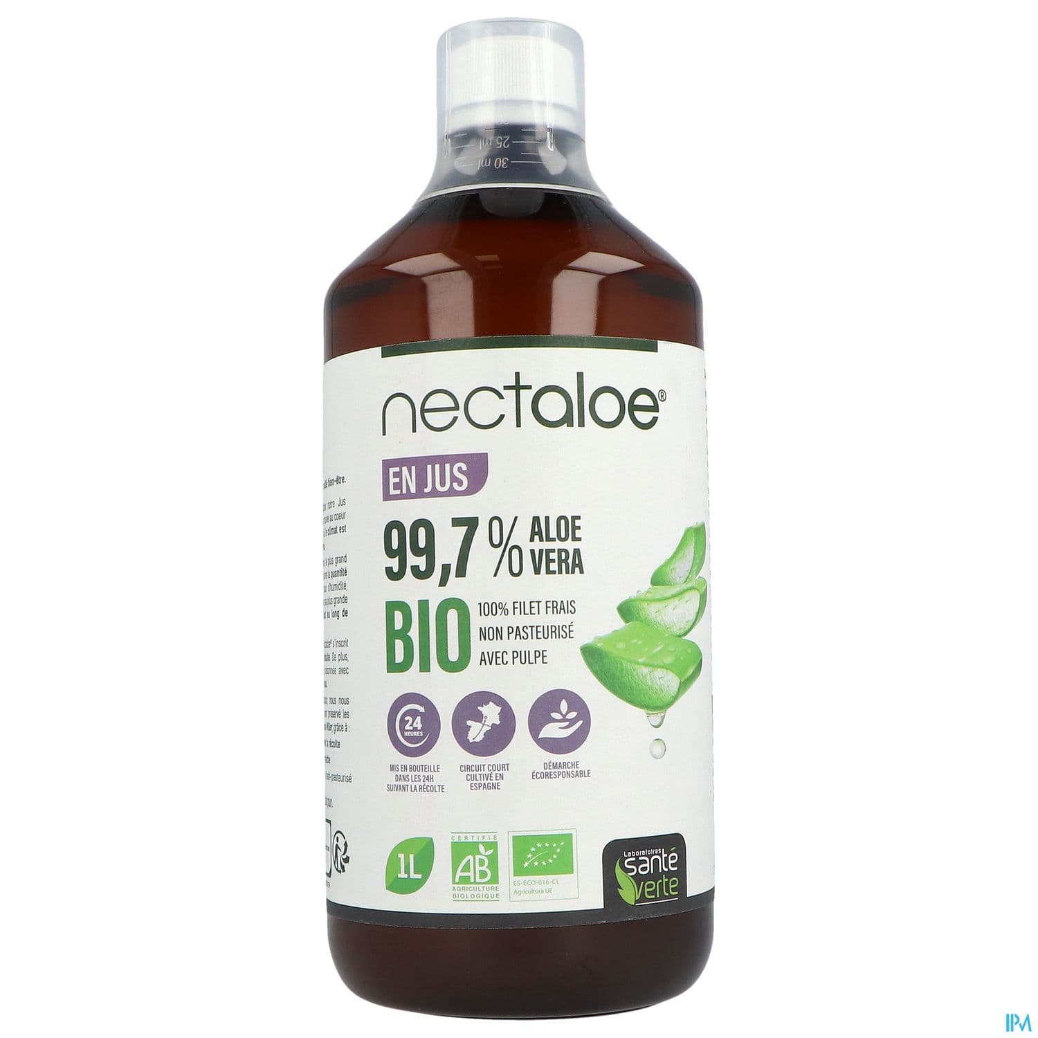 Sante Verte Nectaloe Jus Aloe Vera Bio 1l