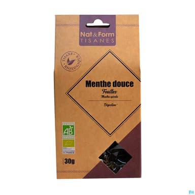 NAT&FORM TIS MENTHE DOUCE BIO 30G