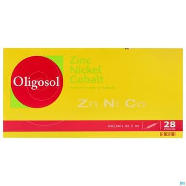 Oligosol Zinc Nickel Cobalt Solution Buvable Ampoule 2ml 28