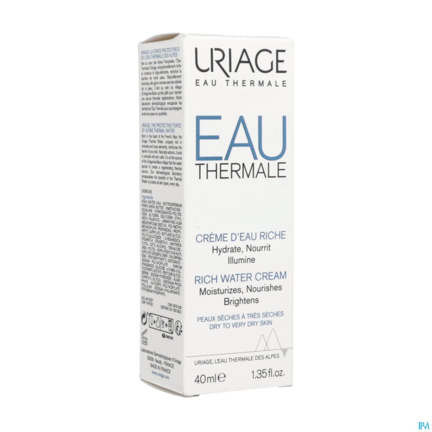 URIAGE EAU THERM Cr d'eau riche PS/PTS T/40ml