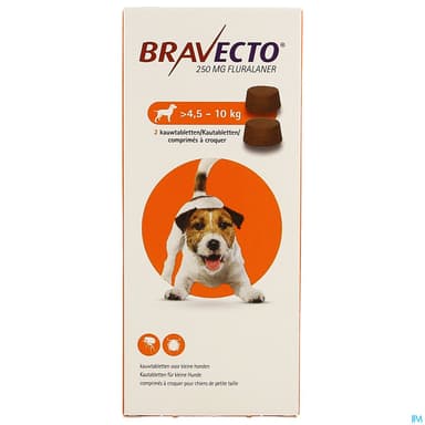 Bravecto Comprime A Croquer Chien 4kg5/10kg 2