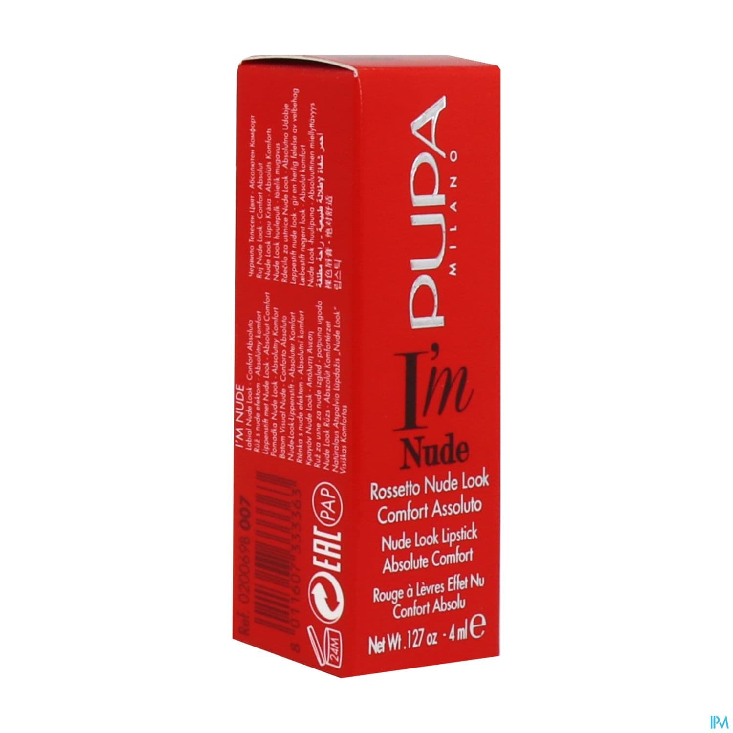 PUPA RGE LEV I'M NUDE 007 — Grande Pharmacie des Halles Pharma