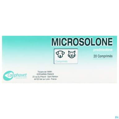 MICROSOLONE 1MG CPR 20