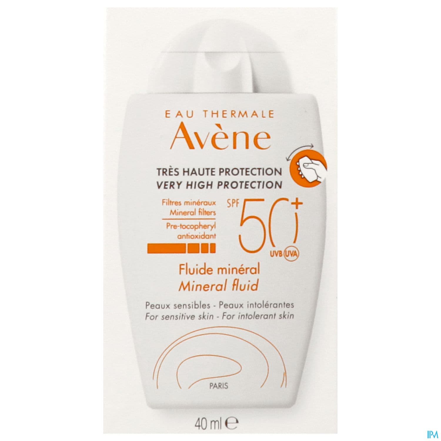 Eau Thermale Avene Solaire Fluide Mineral Spf50+ 40ml