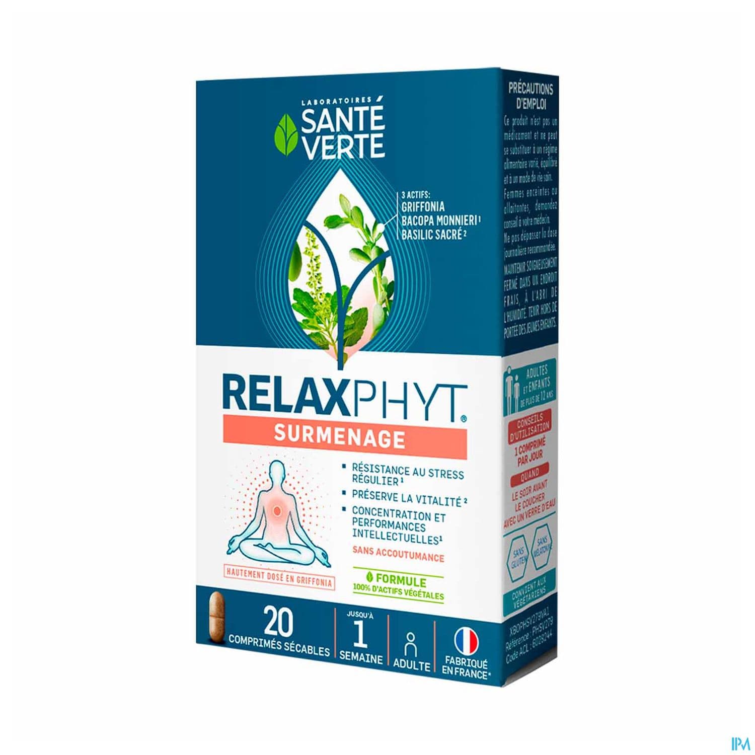 RELAXPHYT SURMENAGE CPR 20