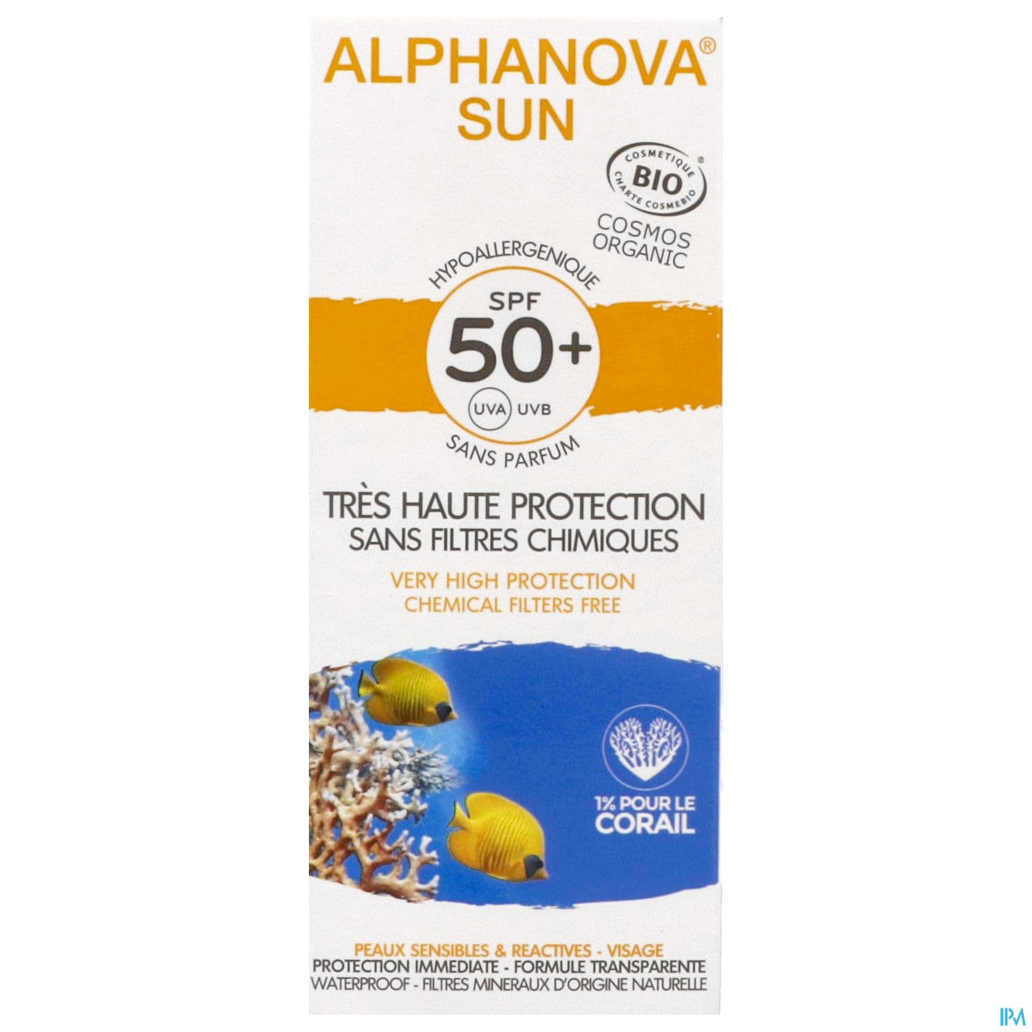 ALPHANOVA SUN SPF50+ VISAGE 50G
