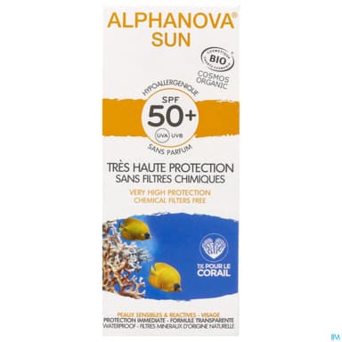 ALPHANOVA SUN SPF50+ VISAGE 50G