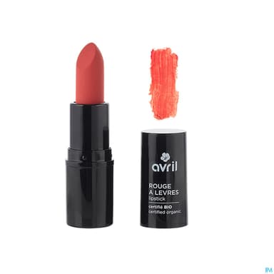 Avril Rouge A Levres Peche De Vigne Certifie Bio 3g