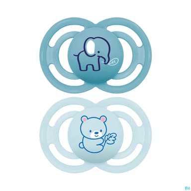 Mam Sucette Perfect Animaux +18m Silicone X2