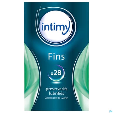 Intimy Preservatifs Lubrifies Fins X28
