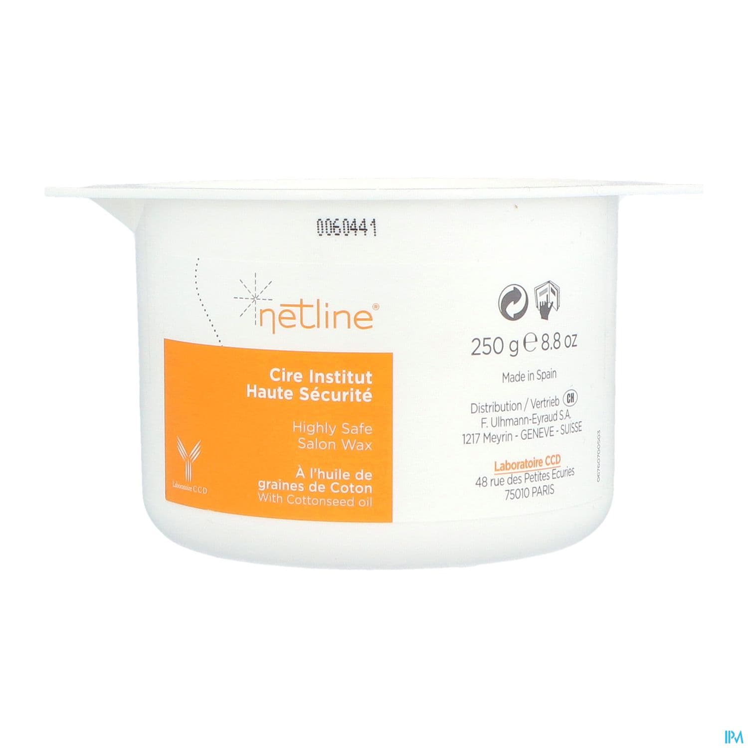 NETLINE CIRE INSTIT SECUR POT 250G