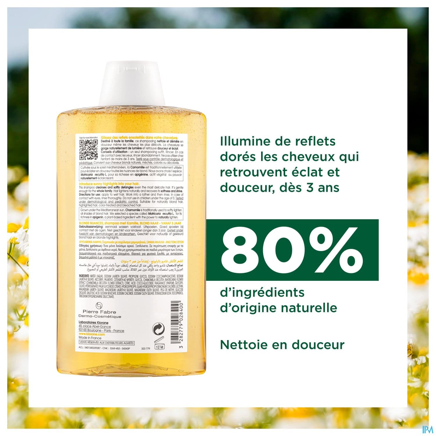 KLORANE SH CAMOMILLE400ML