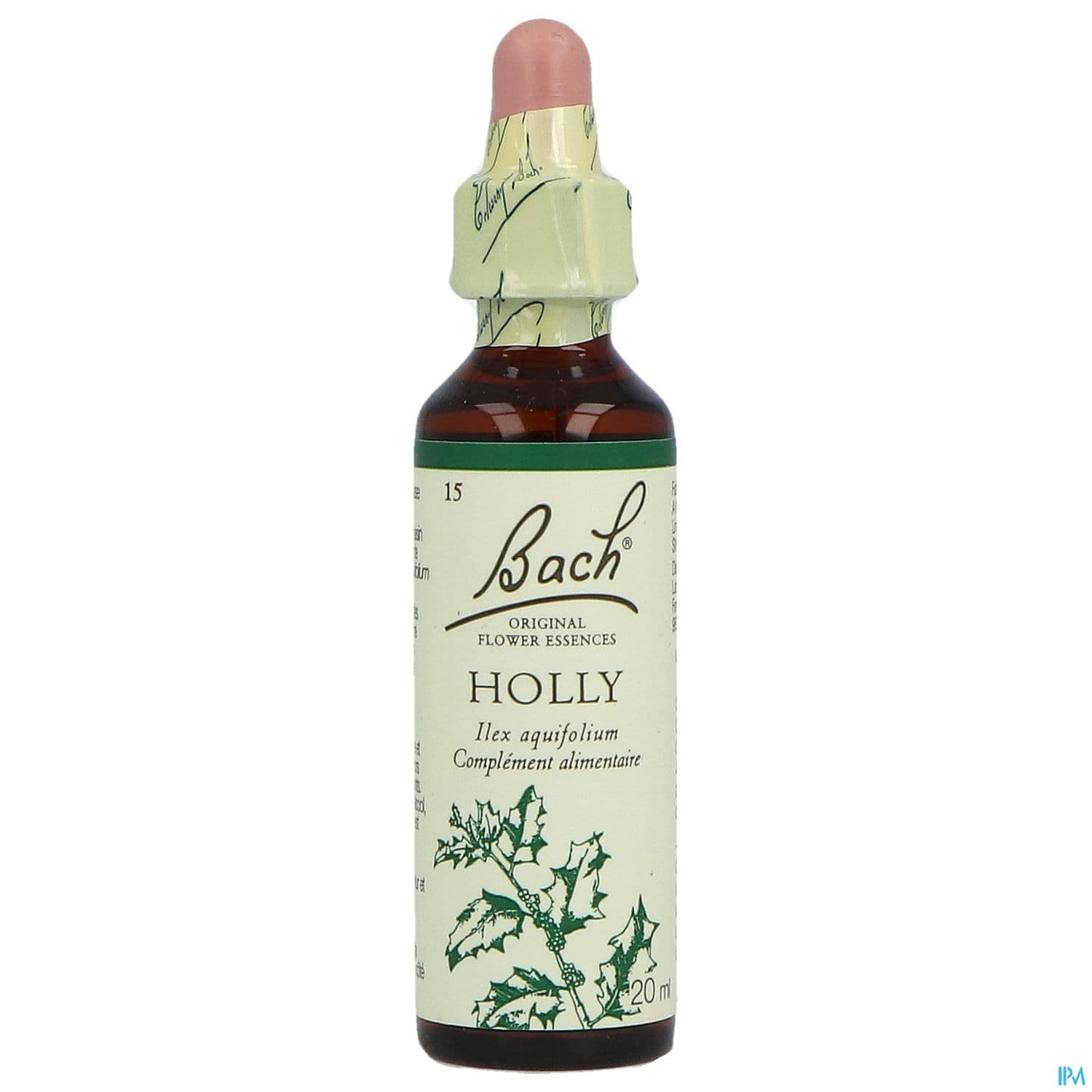 Fleurs De Bach Original 15 Holly Compte Gouttes 20ml
