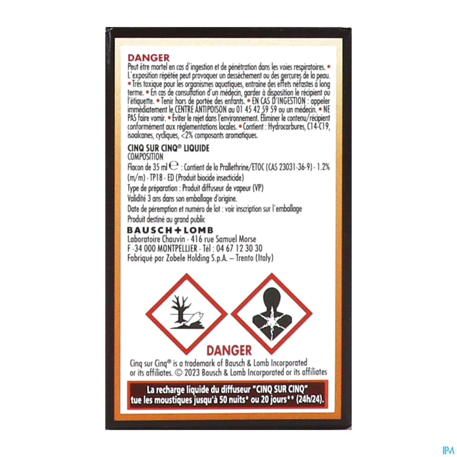 CINQ/CINQ RECH LIQUID DIFF NF