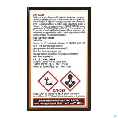 CINQ/CINQ RECH LIQUID DIFF NF
