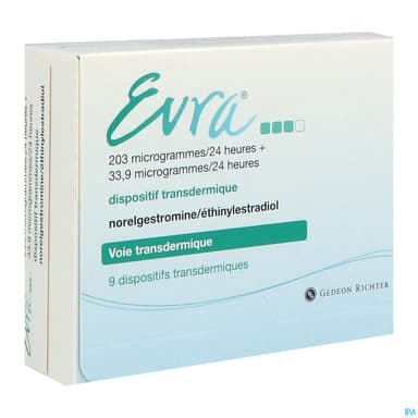 Evra 203mcg/33.9mcg/24h Dispositif Transdermique 9