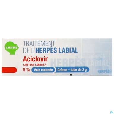 Aciclovir Cristers 5% Creme 2g