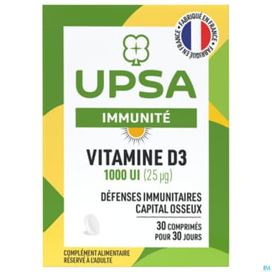 VITAMINE D3 1000UI UPSA CPR 30