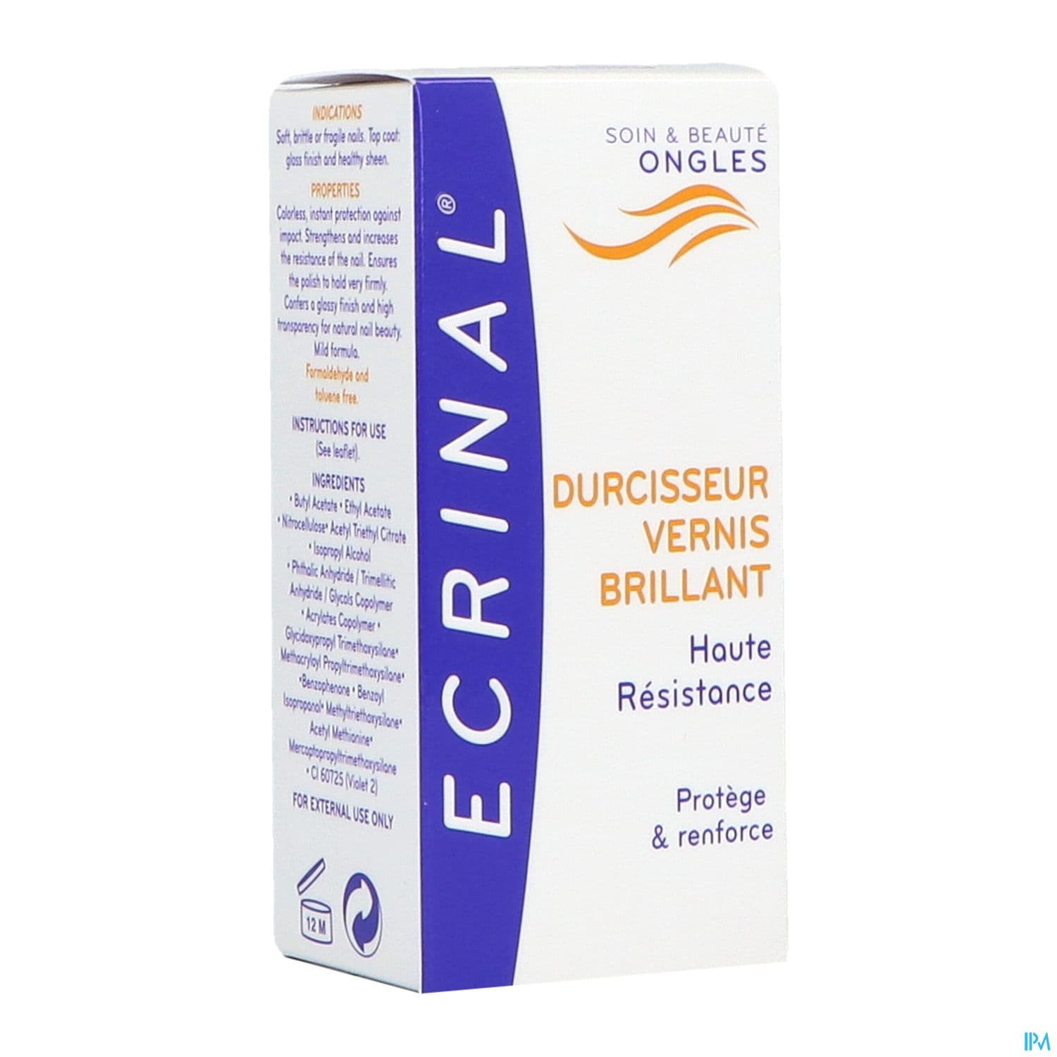 ECRINAL ONGL DURCIS BRILLAN10ML