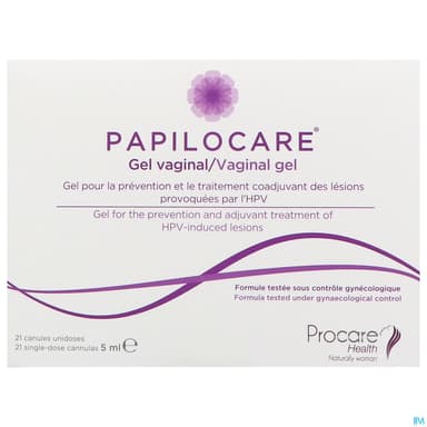 PAPILOCARE GEL VAGINAL DOSE 5ML 21