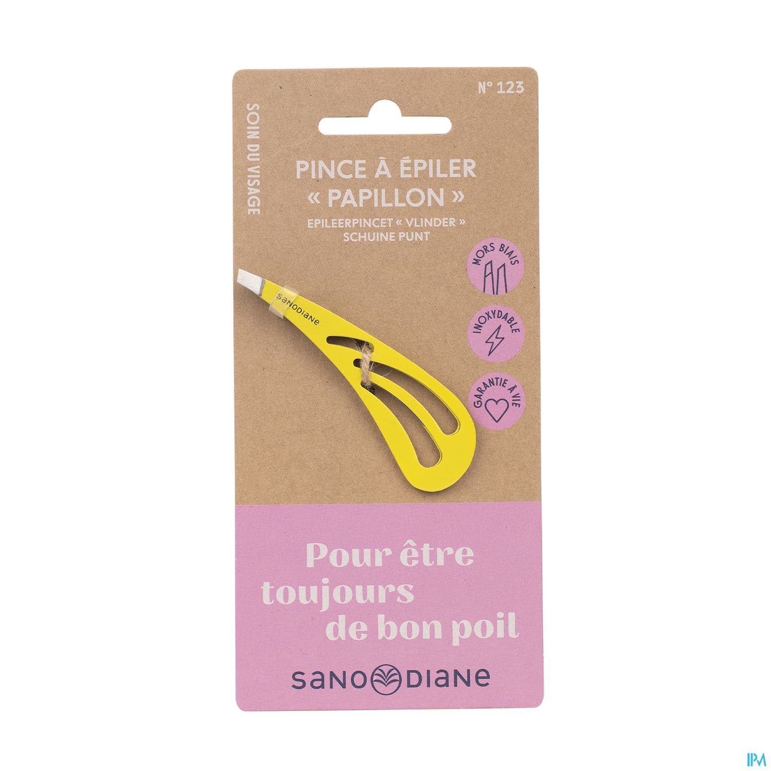 PINC/EPIL PAPILLON JAUNE SANOD 123