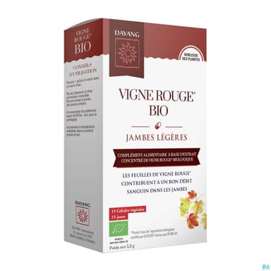 Dayang Vigne Rouge Bio Gelule 15