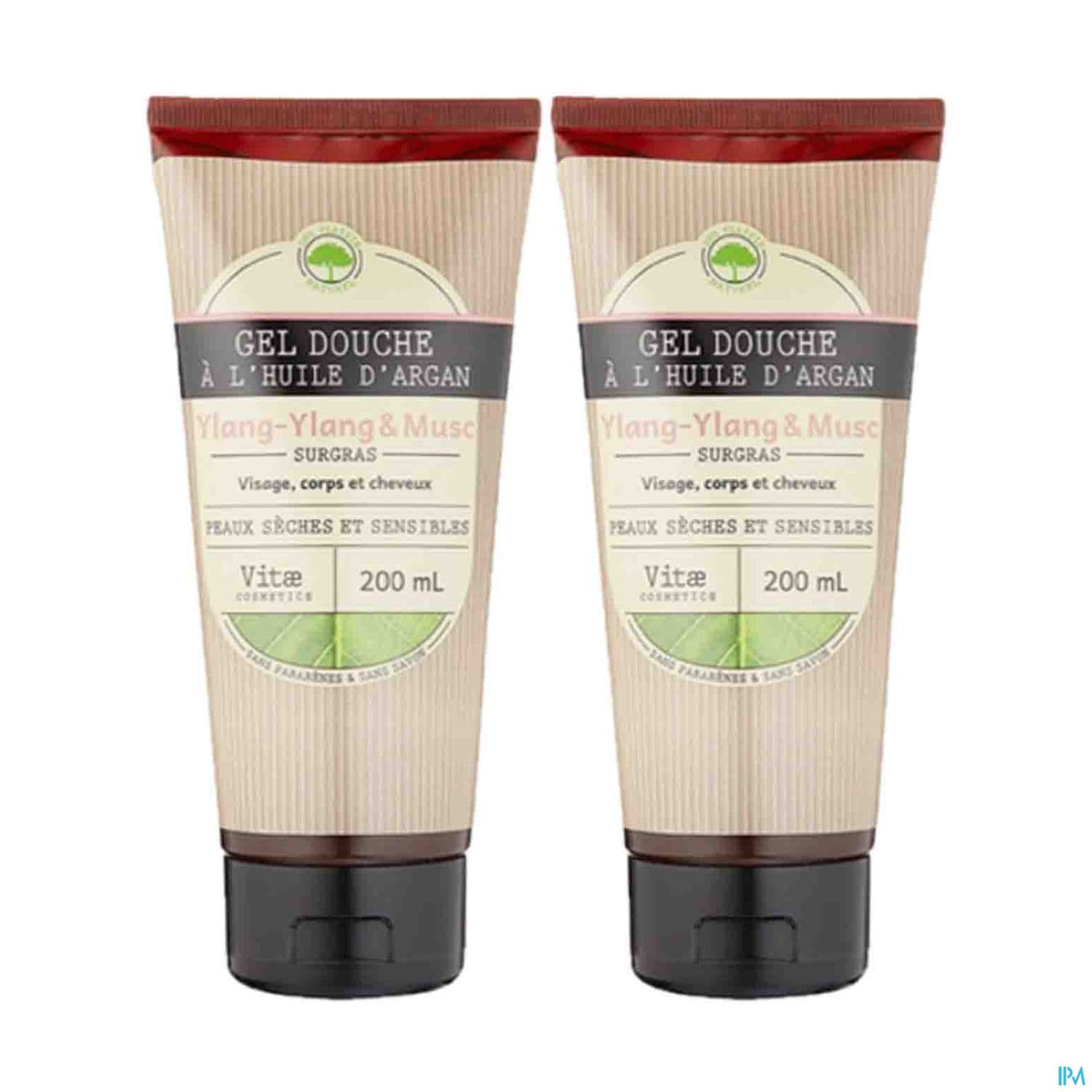 Vitae Cosmetics Gel Douche Ylang Musc 200ml X2