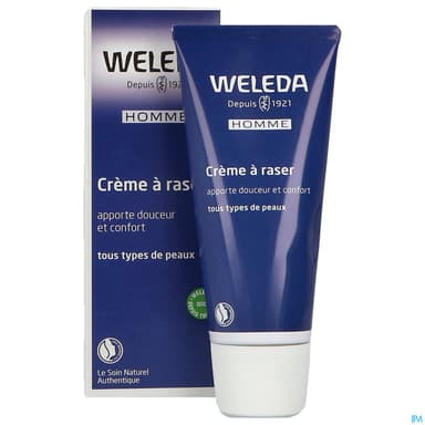 Weleda Homme Creme A Raser Avec Blaireau 75ml