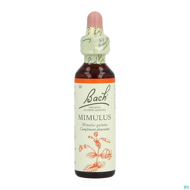 Fleurs De Bach Original 20 Mimulus Compte Gouttes 20ml