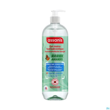 Assanis Gel Hydroalcoolique Parfum Amande 980ml